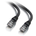 Photo of C2G Cat6 Snagless Unshielded (UTP) Ethernet Cable - Cat6 Network Patch Cable - Black - 30 Foot