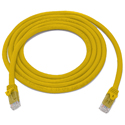 Photo of Connectronics CAT6A 600MHz Snagless Molded UTP 10 Gigabit Ethernet Cable - 10 Foot - Yellow