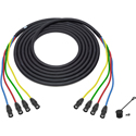 Photo of Laird CAT6AXTRM4EE-050 4 Channel Cat6A Tactical Cable with RJ45 etherCON TOP Connectors  - 50 Foot