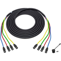 Photo of Laird CAT6AXTRM4EE-150 4 Channel Cat6A Tactical Cable with RJ45 etherCON TOP Connectors  - 150 Foot