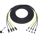 Photo of Laird CAT6AXTRM4EP-075 4 Ch Cat6A Tactical Cable with RJ45 etherCON TOP to ProShell RJ45/10G Connectors  - 75 Foot