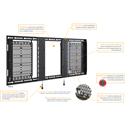 Chief AS3LD Tempo Configurable Flat Panel Wall Mount System - 49-86 Inch Screens - 200lb Capacity