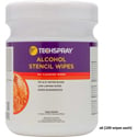 Photo of Techspray 1608-100DSP Isopropyl Alcohol Cleaning Wipes 5x8 inches - 70 Percent IPA Disposable Tub - Case of 6 Tubs