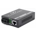 Photo of ClearLinks CFU-00101C1 RJ45 to SC Fast Ethernet Media Converter - Multi-Mode Fiber - 550m Range - With SFP