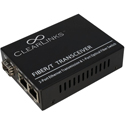 ClearLinks CGU-00102S RJ45 to SFP 1 Gigabit Media Converter - 1x SFP Port & 2x RJ45 Ports