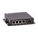 Cleerline SSF-1SFPx4RJ45POE-1G Gigabit Ethernet Fiber to Copper 4 Port Switch