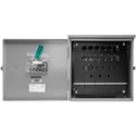Photo of Custom 12 x 12 TC3R Weather Resistant Milbank Box with Hinge - PUNCH ONLY - BNC XLRM XLRF and RJ45 - MC22
