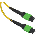 Photo of Camplex CMX-MTPSM-015 MTP Elite APC Male to MTP Elite APC Male 12-Fiber Cable-Yellow Single Mode OFNP Jacket Rnd-15 Foot