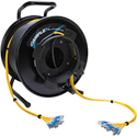 Photo of Camplex TiniFiber 12-Channel ST-Single Mode Armored Tactical Fiber Optic Snake on Reel - 250 Foot