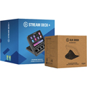 Elgato Stream Deck + Livestream Controller with XLR DOCK Mic Audio Interface Bundle - Black