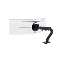 Ergotron 45-647-224 HX Desk Monitor Arm with HD Pivot for Immersive 1000R Curved Screens - Matte Black