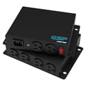 ESP BP-3C-126 BasePak 125V/12A Wall/Table Mountable Compact Power Distribution System - Six NEMA 5-15 Outlets