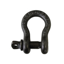 Photo of Fehr Brothers THSPA250BL 1/4 Load Rated Screw Pin Anchor Shackle - Working Load Limit 1/2 Ton - Black Oxide