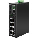 Photo of Fiberplex FP2008E/2SFP/8AT/24DC Managed Gigabit Ethernet Switch 10 Port - 8 Copper 10/100/1000 - 2 x GigE SFP - 24 V