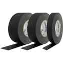 Photo of Pro Tapes Pro-Gaff Gaffers Tape Multi-Width 3-Pack - 1/2/3 Inch x 55 Yards - Black