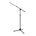 Gravity Stands GTMS4332B Touring Series Microphone Stand with Tripod Folding Base and 2-Point Telescopic Boom - Black