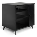 Photo of Gator Frameworks GFW-ELITESIDECAR Elite Furniture Series Rolling Rack Sidecar Cabinet - Black