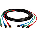 Photo of Laird HD3BNC-15 Canare V3-4CFB RG59 3-Channel Component 3G-SDI BNC Video Snake Cable - 15 Foot