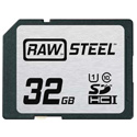 Photo of Hoodman RAWSDHC32GBU1 Raw Steel Class 10 SDHC Card - 32GB