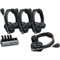 Photo of Hollyland Solidcom SE-4S 4-Person Noise Cancelling Headset Intercom System with Lithium Ion Batteries - 2.4 GHz