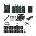 Hollyland SOLIDCOM M1-8B-DH Wireless Intercom System with 8-Double Ear Headsets/8-Beltpacks/Base and Hard Case