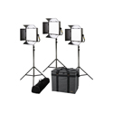 Photo of Ikan LBX10-3PT-KIT Lyra 1x1 Bi-Color Soft Panel LED 3-Light Kit with DMX Control