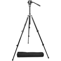 Photo of E-Image TA604-PLUS Telescoping Aluminum Tripod Kit with Adjustable Column and Ball Level - 7.7 Pound Payload