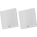 Photo of JBL SLP14/T-WH SLP 200 Watt Peak On-Wall 2-Way Speaker with 4-Inch Driver - White - Pair