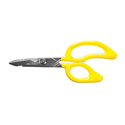 Photo of Klein Tools 26001 All-Purpose Electrician Scissors - Strips 19 and 23 AWG and Cuts up to 14 AWG