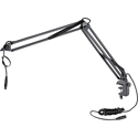 Photo of K&M 23850 Microphone Desk Arm with 16.4 Foot / 5 Meter XLR Cable and Table Clamp - Black