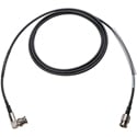 Laird Canare 12G-SDI L-2.5CHD Ultra Slim Mini-RG59 Cable with Canare 75-Ohm Male BNC to Right Angle BNC - 1 Foot