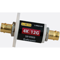 Photo of LEN L4KGI03 4K 12G UHD SDI Galvanic Video Isolator-Medical Grade-In Line w/Mounting Flange-0.5 MHz to 12000 MHz/0.25dB