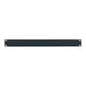 Lowell AP-1CC 1RU Aluminum Blank Panel / Wrinkle-Finish Black / 12 each