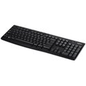Logitech 920-003051 K270 Wireless Full-size Keyboard w/ 8 Hotkeys - 2.4 GHz - 30ft Range