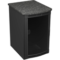 Middle Atlantic BGR-25SA27MDK-E2 25RU Rolling Presentation Rack with Midnight Stone Top