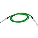 Photo of Canare MCVPC001F Micro Video Patch Cable - 12G-SDI 75 Ohm for Canare 32MCK-ST Patchbay Only - Green - 1 Foot