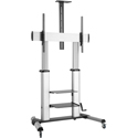 Mount-It Pro MI-20317 Heavy-Duty AV Cart with Height-Adjustable Hand Crank - 220lb Weight Capacity