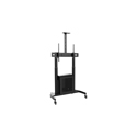 Mount-It Pro MI-20324 Heavy-Duty Height-Adjustable AV Cart with Cabinet - 220lb Weight Capacity