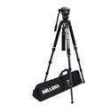 Miller CXV8 Versa Solo-Q 75 3-Stage Tripod System - Versa CXV8 Fluid Head - Solo-Q 75 Carbon Fiber Tripod