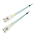 Photo of Camplex MMD50-LC-LC-005 Premium Bend Tolerant Fiber Patch Cable OM3 Multimode Duplex LC to LC - Aqua - 5 Meter