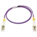 Photo of Camplex MMXDM4-LC-LC-002 OM4 Bend Tolerant Multimode Duplex LC to LC Armored Fiber Patch Cable - Purple - 2 Meter