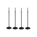 Photo of Atlas MS-10CE All-Purpose Mic Stand 35 Inch to 63 Inch - Black - 4-Pack