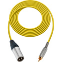 Photo of Sescom MSC1.5XRYW Audio Cable Mogami Neglex Quad 3-Pin XLR Male to RCA Male Yellow - 1.5 Foot