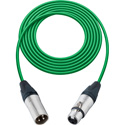 Photo of Sescom MSC1.5XXJGN Mic Cable Mogami Neglex Quad 3-Pin XLR Male to 3-Pin XLR Female Green - 1.5 Foot