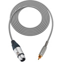 Photo of Sescom MSC25XJRGY Audio Cable Mogami Neglex Quad 3-Pin XLR Female to RCA Male Gray - 25 Foot