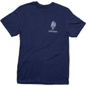 Markertek 55SH Shure Mic T-Shirt - Navy Blue - Small