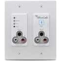 Photo of MuxLab 500559-WH Bluetooth and RCA/3.5mm Audio to Dante Wallplate Interface - White