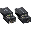 Photo of MuxLab 500713 12G-SDI Singlemode Simplex 4K/60 Fiber Extender Kit Transmitter & Receiver - SFPs Included