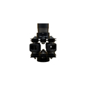 Photo of Nigel B NB-UIM-60 Anti-Vibration Isolating Adaptor for Pole Mounter Projectors - Supports 53 - 72 Pounds - Black
