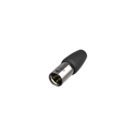 Photo of Neutrik NC3MX1-TOP XLR Cable End X1-TOP Series 3 Pin Male Connector - Nickel/Gold - IP65/UV Rated for Cables OD 5-10 mm